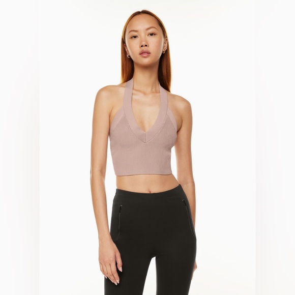 NWT Babaton Griffith Sculpt Knit Halter Top - Picture 1 of 6